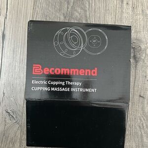 Black Electric Cupping Massage Instrument